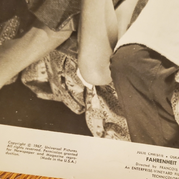 Fahrenheit 451 Original Movie Still Photo - Picture 5 of 6